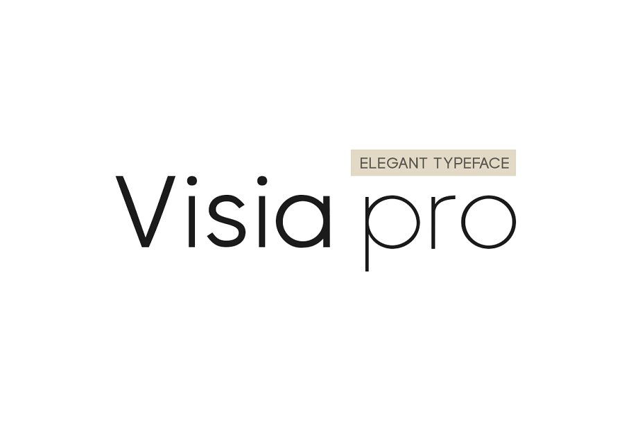 Шрифт Visia Pro